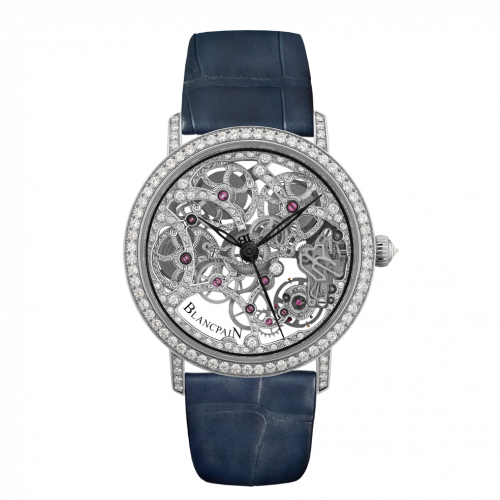 Blancpain Villeret Squelette 8 Jours White Gold / Diamond 6633-1900-55B