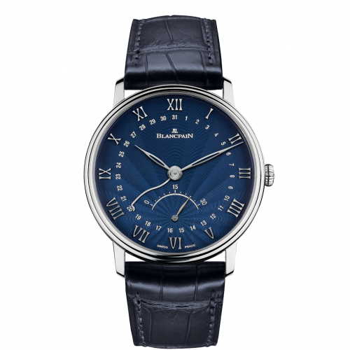 Blancpain Villeret Ultraplate Quantieme Seconde Retrograde White Gold / Flinque 6653Q-1529-55B