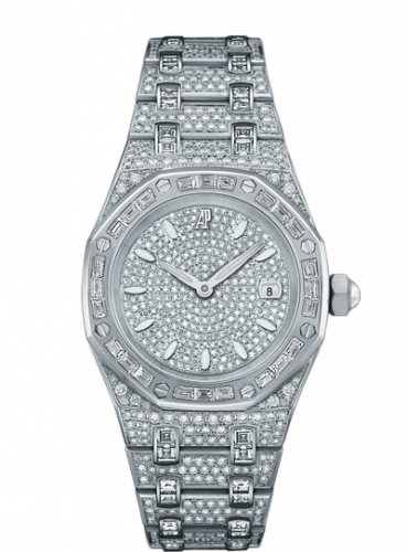 Audemars Piguet Royal Oak 67604 Quartz White Gold / Diamond / Diamond / Bracelet 67604BC.ZZ.1211BC.01