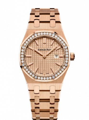 Audemars Piguet Royal Oak 67651 Quartz Pink Gold / Pink / Bracelet 67651OR.ZZ.1261OR.03