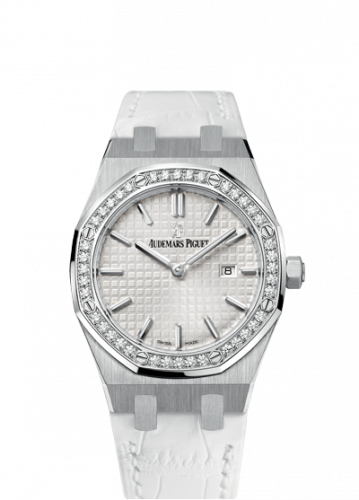 Audemars Piguet Royal Oak 67651 Quartz Stainless Steel / Silver / Strap 67651ST.ZZ.D011CR.01