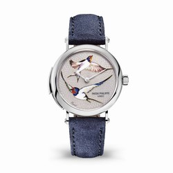 Patek Philippe Minute Repeater 7000 White Gold / Swallows in Flight 7000/50G-010