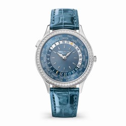 Patek Philippe World Time 7130 White Gold / Blue 7130G-016