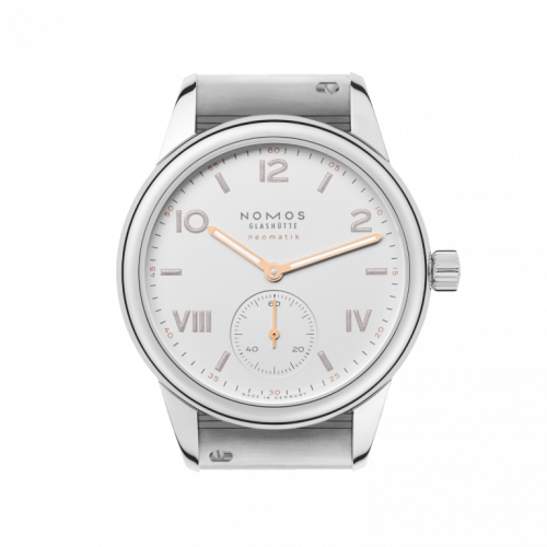 Nomos Glashutte Club Campus Neomatik 37 Silver / Bracelet / See-Through 749
