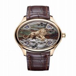 Vacheron Constantin Les Cabinotiers Les Cabinotiers Imperial Tiger Pink Gold / Green Wood 7600C/000R-B447