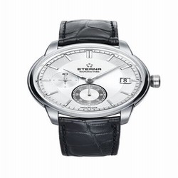Eterna Adventic GMT Silver / Strap 7661.41.66.1324