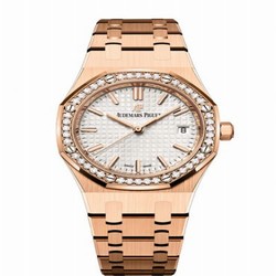 Audemars Piguet Royal Oak Selfwinding 34 Red Gold / Diamond / Silver / Bracelet 77351OR.ZZ.1261OR.01