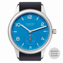 Nomos Glashutte Club Aqua Automat Datum Signal Blue 777