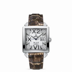 Omega De Ville X2 Co-Axial 35 Big Date Stainless Steel / White 7813.30.39
