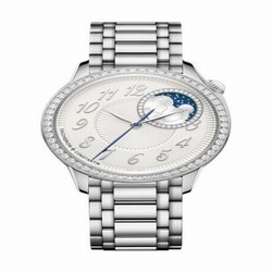 Vacheron Constantin egerie Moonphase 37 Stainless Steel / Diamond / Silver / Bracelet 8005F/120A-B497