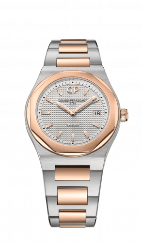 Girard-Perregaux Laureato 34 Quartz Stainless Steel / Pink Gold / Silver 80189-56-132-56A