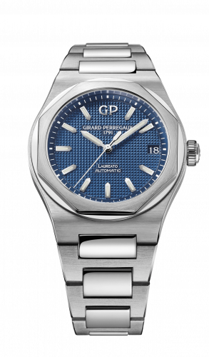 Girard-Perregaux Laureato 38 Automatic Stainless Steel / Blue 81005-11-431-BB6A