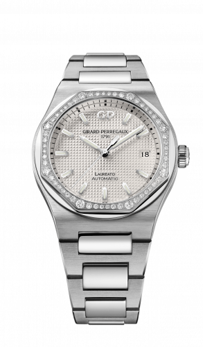 Girard-Perregaux Laureato 38 Automatic Stainless Steel / Diamond / Silver 81005D11A131-11A