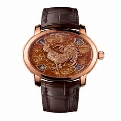 Vacheron Constantin Metiers d'Art The Legend of the Chinese Zodiac Year of the Rooster Pink Gold 86073/000R-B153