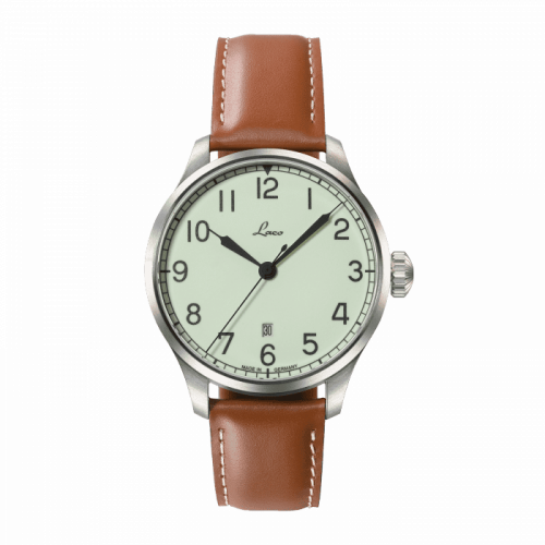 Laco Navy Watch Valencia / Stainless Steel / White 861651.2