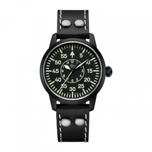 Laco Pilot Watch Basic Birmingham Stainless Steel / Black 861801