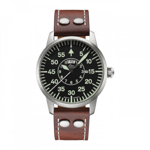 Laco Pilot Watch Basic Zrich Stainless Steel / Black 861806