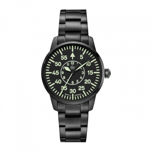 Laco Pilot Watch Basic Visby Stainless Steel / Black 861900