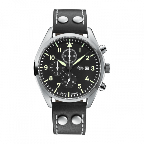 Laco Chronographs Trier / Stainless Steel / Black 861915