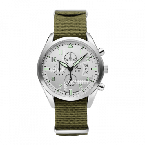 Laco Chronographs Seattle / Stainless Steel / Silver 861918