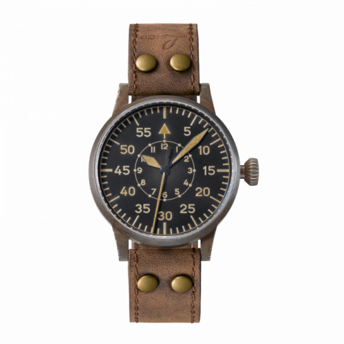 Laco Pilot Watch Original Leipzig Erbstck Stainless Steel / Black 861936
