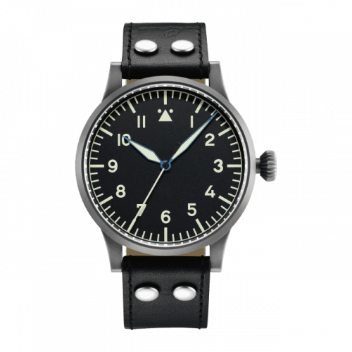 Laco Pilot Watch Original Replica 55 Stainless Steel / Black 861929