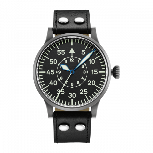 Laco Pilot Watch Original Replica 45 Stainless Steel / Black 861951