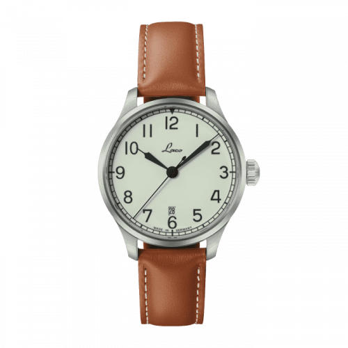 Laco Navy Watch Valencia / Stainless Steel / White 862090