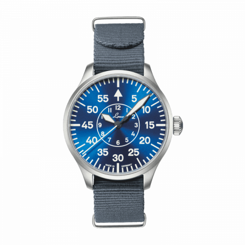 Laco Pilot Watch Original Aachen Blaue Stunde Stainless Steel / Blue 862103