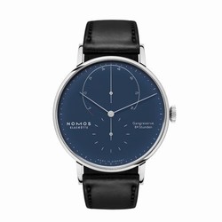 Nomos Glashutte Lambda 175 Stainless Steel / Blue 960.S3