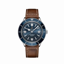 Breitling Superocean Heritage '57 Stainless Steel / Blue / Calf / Pin A10370161C1X1
