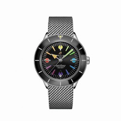 Breitling Superocean Heritage '57 Stainless Steel / Rainbow Boutique Limited Edition / Mesh A103701A1B1A1