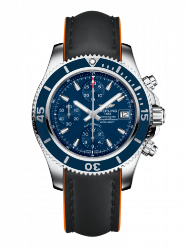 Breitling Superocean Chronograph 42 Stainless Steel / Blue / Rubber / Pin A13311D1/C971/244X/A18BA.1