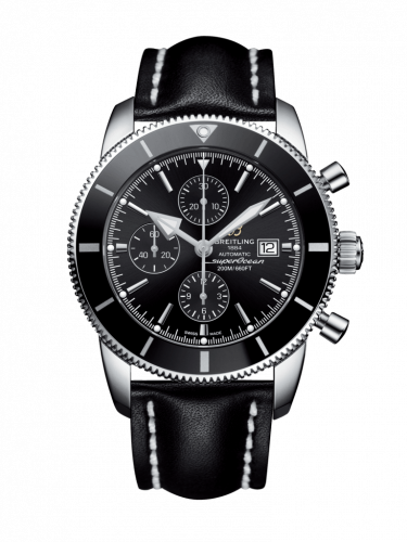 Breitling Superocean Heritage II 46 Chronograph Stainless Steel / Black / Black / Calf / Pin A1331212/BF78/441X/A20BA.1