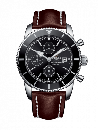 Breitling Superocean Heritage II 46 Chronograph Stainless Steel / Black / Black / Calf / Pin A1331212/BF78/443X/A20BA.1