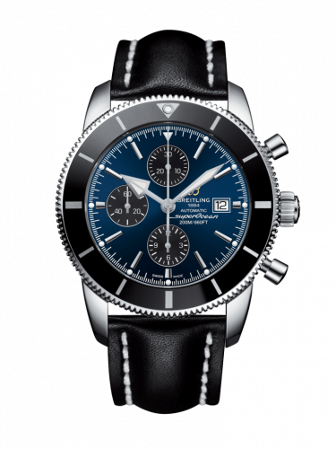 Breitling Superocean Heritage II 46 Chronograph Stainless Steel / Black / Blue / Calf / Folding A1331212/C968/442X/A20D.1