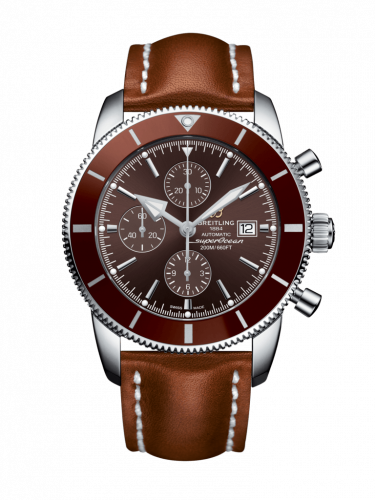 Breitling Superocean Heritage II 46 Chronograph Stainless Steel / Bronze / Bronze / Calf / Folding A1331233/Q616/440X/A20D.1