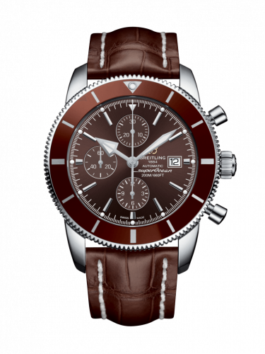 Breitling Superocean Heritage II 46 Chronograph Stainless Steel / Bronze / Bronze / Croco / Folding A1331233/Q616/757P/A20D.1
