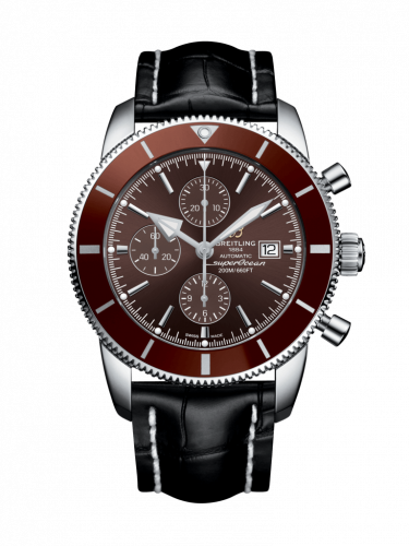 Breitling Superocean Heritage II 46 Chronograph Stainless Steel / Bronze / Bronze / Croco / Folding A1331233/Q616/761P/A20D.1