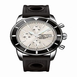 Breitling Superocean Heritage 46 Chronograph Stainless Steel / Black / Stratus Silver / Rubber A1332024.G698.201S