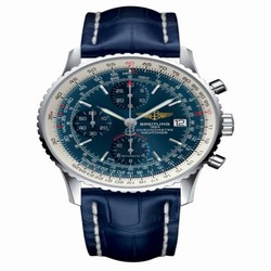 Breitling Navitimer Heritage Stainless Steel / Aurora Blue / Croco A1332412.C942.731P