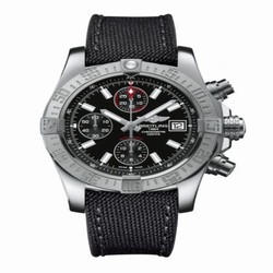 Breitling Avenger II Stainless Steel / Volcano Black / Military / Pin A13381111B1W1