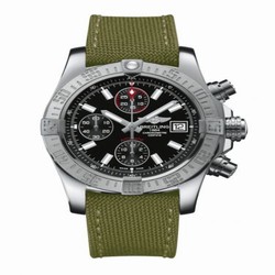 Breitling Avenger II Stainless Steel / Volcano Black / Military A1338111.BC32.106W