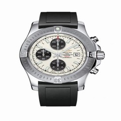 Breitling Colt Chronograph Automatic Stainless Steel / Stratus Silver / Rubber / Pin A1338811/G804/131S/A20S.1