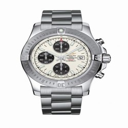 Breitling Colt Chronograph Automatic Stainless Steel / Stratus Silver / Bracelet A13388111G1A1