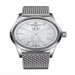 Breitling Transocean 38 Stainless Steel / MOP / Bracelet A1631012/A764/171A