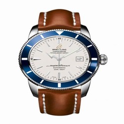 Breitling Superocean Heritage 42 Stainless Steel / Blue / Stratus Silver / Calf A1732116.G717.433X