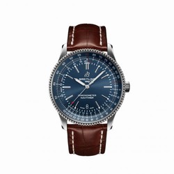 Breitling Navitimer Automatic 41 Automatic Stainless Steel / Blue / Croco / Folding A17326161C1P2