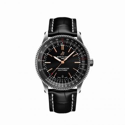 Breitling Navitimer Automatic 41 Automatic Stainless Steel / Black / Croco / Folding A17326241B1P1