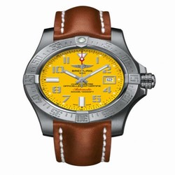 Breitling Avenger II Seawolf Stainless Steel / Cobra Yellow / Calf / Pin A1733110/I519/433X/A20BASA.1
